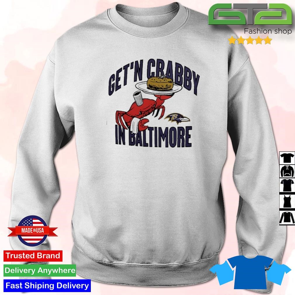 Get'n Crabby In Baltimore Ravens Nfl X Flavortown T-shirt