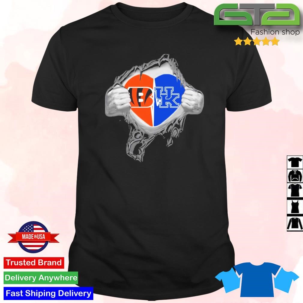 Official Blood Inside Me Chicago Cubs And Kentucky Wildcats 2023 shirt,  hoodie, sweater, long sleeve and tank top