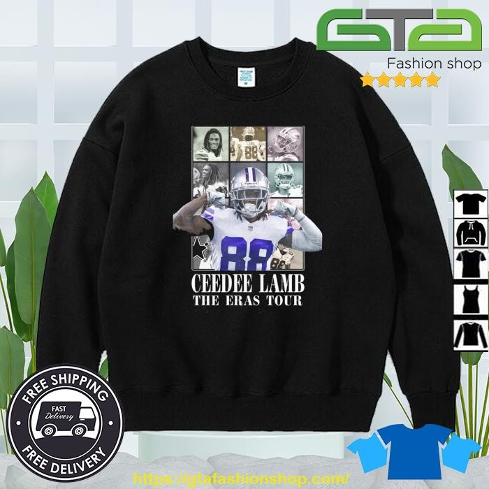 Ceedee Lamb Dallas Cowboys The Eras Tour 2023 Shirt, hoodie, sweater, long  sleeve and tank top