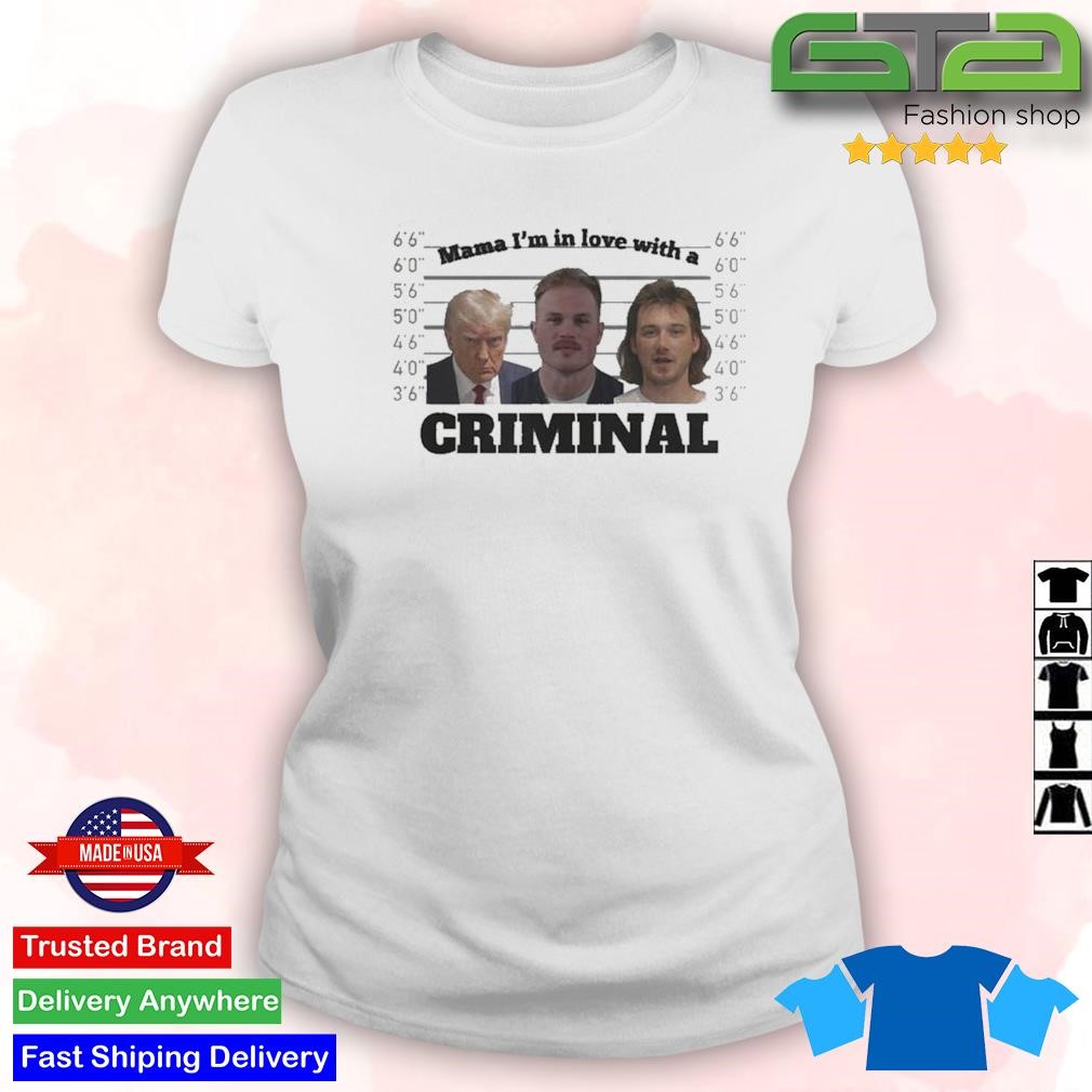 Zach Bryan Morgan Wallen Donald Trump Mugshot Criminal Shirt