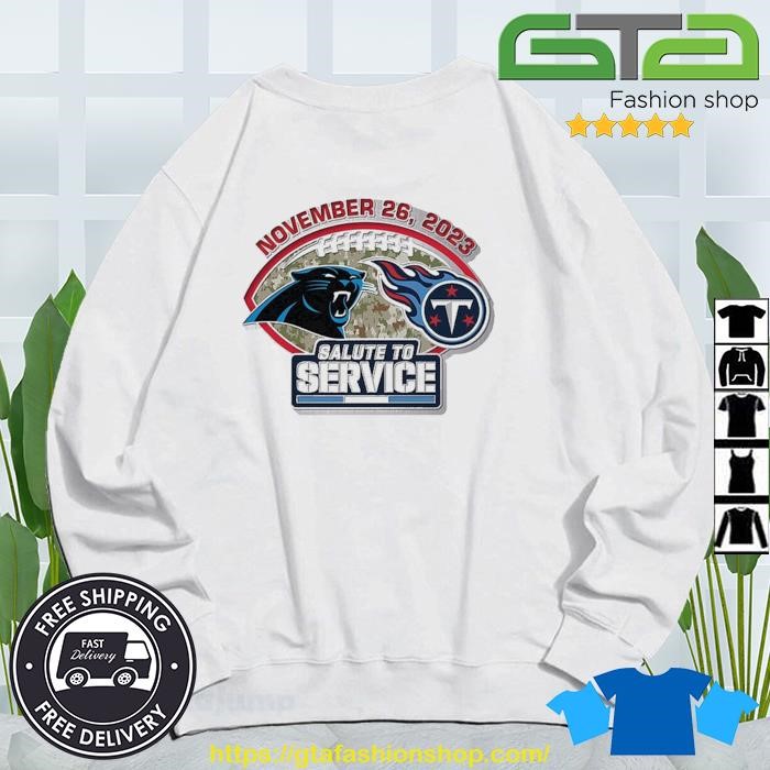 Shop Salute To Service Panthers Hoodie