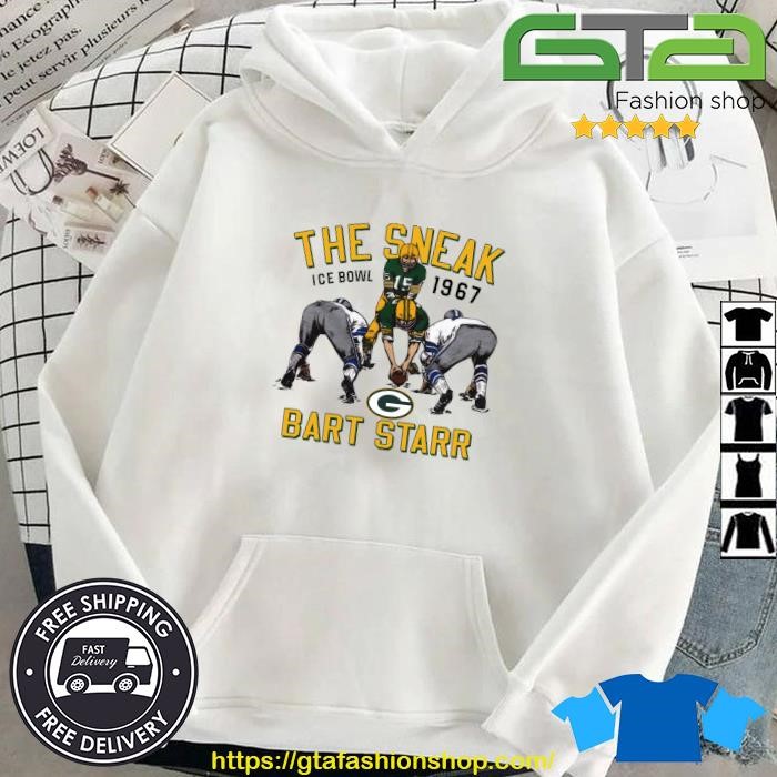 Original Green Bay Packers The Sneak Ice Bowl 1967 Bart Starr T-shirt,Sweater,  Hoodie, And Long Sleeved, Ladies, Tank Top