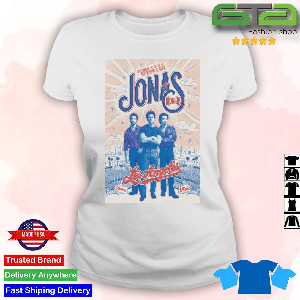 Jonas Brothers at Dodger Stadium Los Angeles Poster Shirt, hoodie