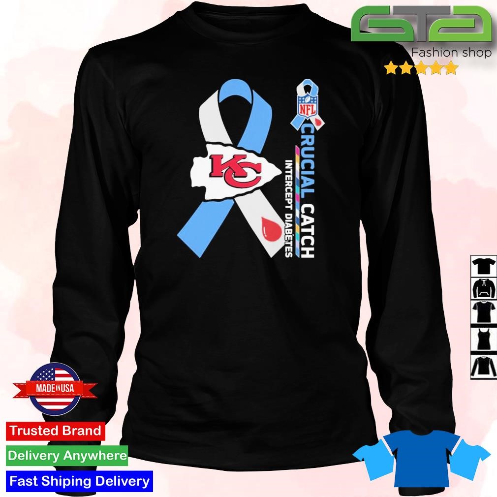 NFL Kansas City Chiefs Crucial Catch Intercept Diabetes Shirt - Teespix -  Store Fashion LLC