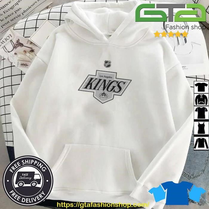 Los Angeles Kings Fanatics Branded White Alternate Logo 2023 T