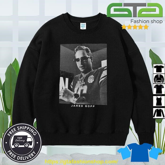 Gtafashionshop — Original Majestic Threads Jared Goff Black Detroit Lions  Graphic T-Shirt, by Gtafashionshop, Sep, 2023