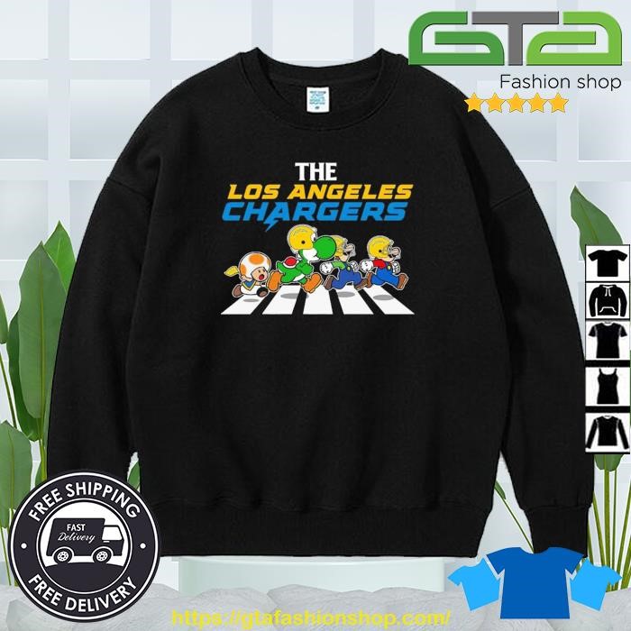 Mario The Los Angeles Chargers shirt, hoodie, sweater, long sleeve