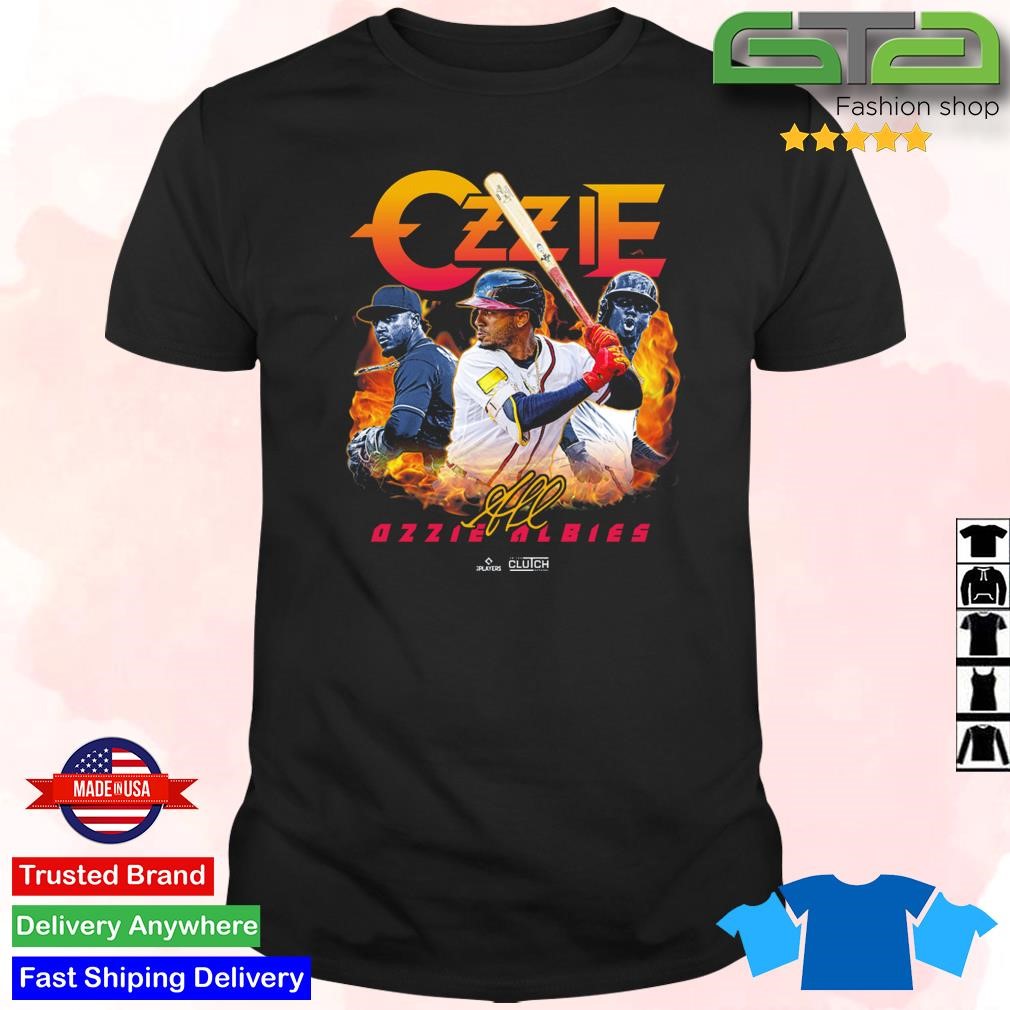 Ozzie Albies Ozzie Atlanta Braves Mlbpa Signature T-shirt,Sweater, Hoodie,  And Long Sleeved, Ladies, Tank Top