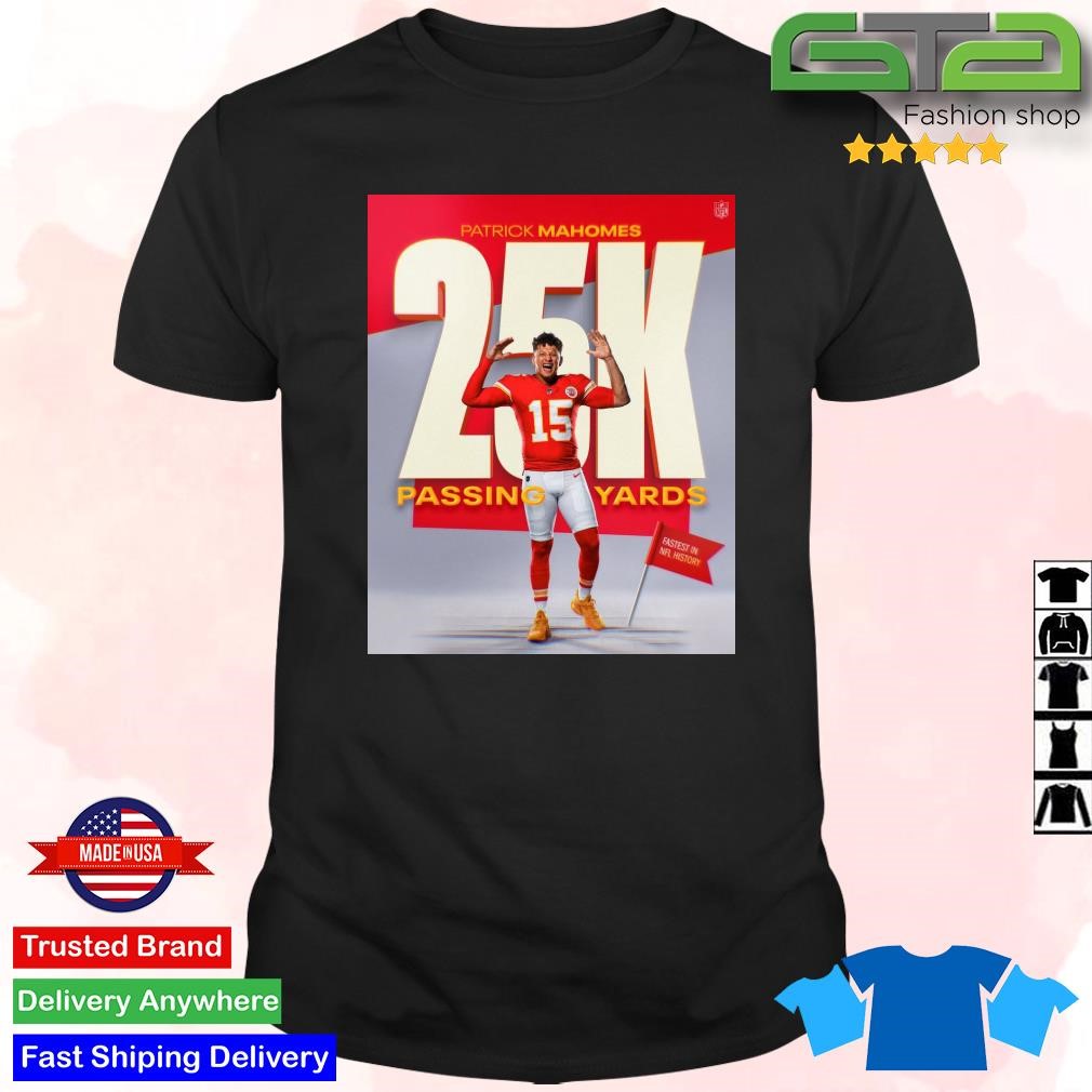 Patrick Mahomes 25k Passing Yards Shirt, hoodie, sweater, long