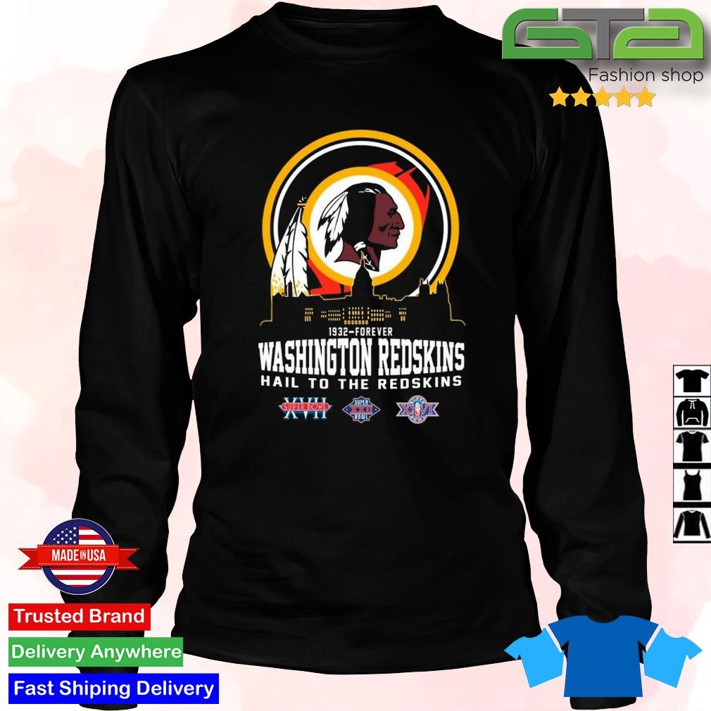 Hail to the redskins t shirt best sale