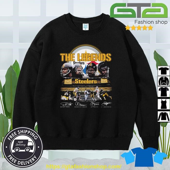 Pittsburgh Steelers Players The Legends Signatures T-shirt,Sweater, Hoodie,  And Long Sleeved, Ladies, Tank Top