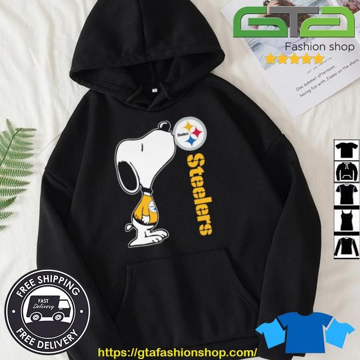 Snoopy kissing Pittsburgh Steelers shirt - Limotees