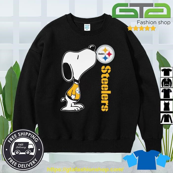 Snoopy kissing Pittsburgh Steelers shirt - Limotees