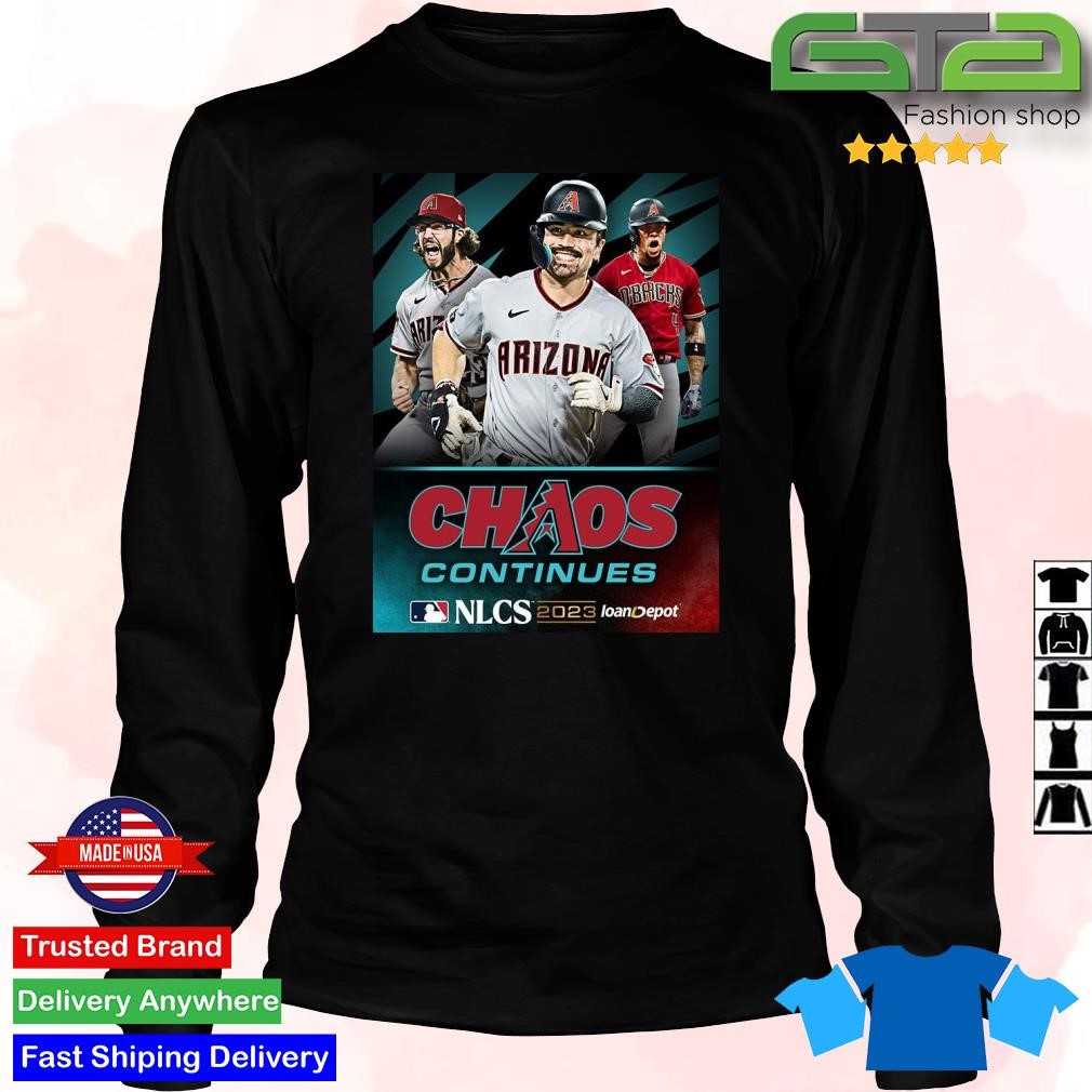 Arizona Diamondbacks The Chaos Continues Mlb Nlcs 2023 T Shirt