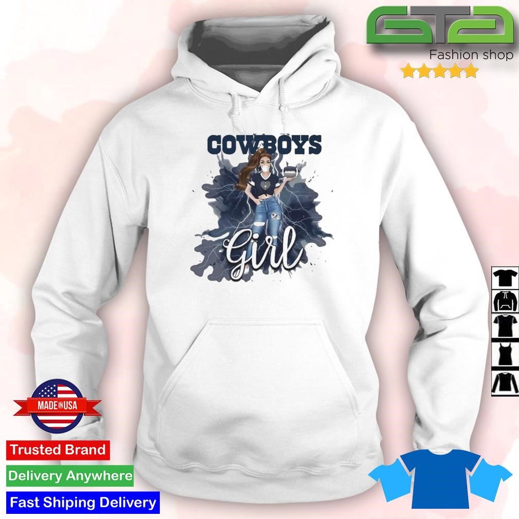 Trendy Dallas Cowboys T-Shirt Football Shirt Women Game Day Apparel Hoodie  - TeebyHumans