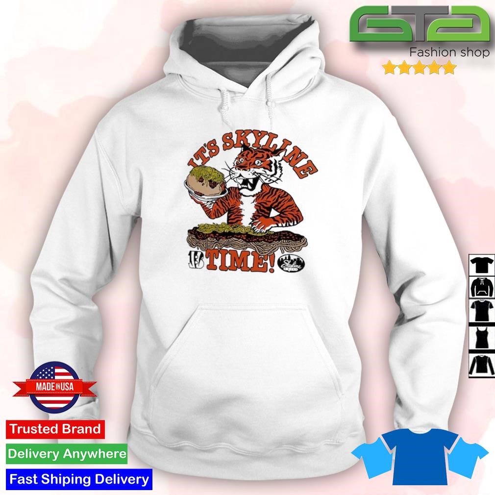 Cincinnati Bengals X Skyline Chili Homage Hoodie White