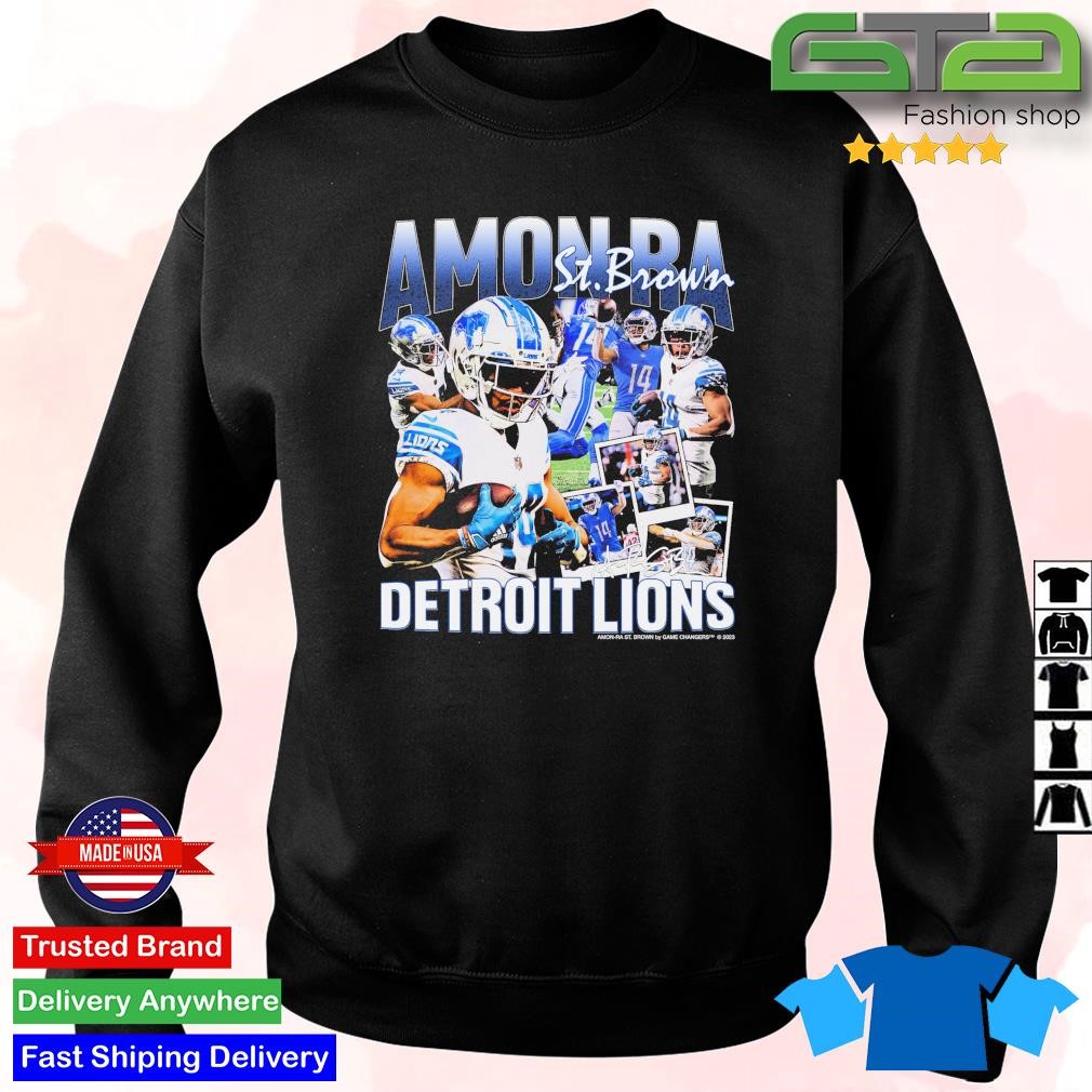 Amon-Ra St. Brown Detroit Lions signature 2023 shirt, hoodie, sweater, long  sleeve and tank top