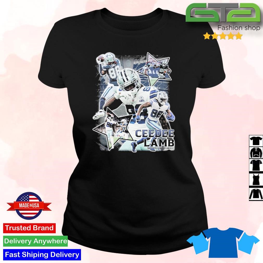 Ceedee Lamb Retro Portrait Dallas Football shirt - Kingteeshop