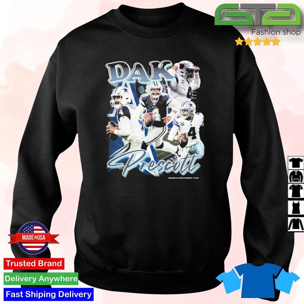 Dallas Cowboys Dak Prescott Royal Rivalry Throwback Jersey Inspired Style  Hoodie in 2023