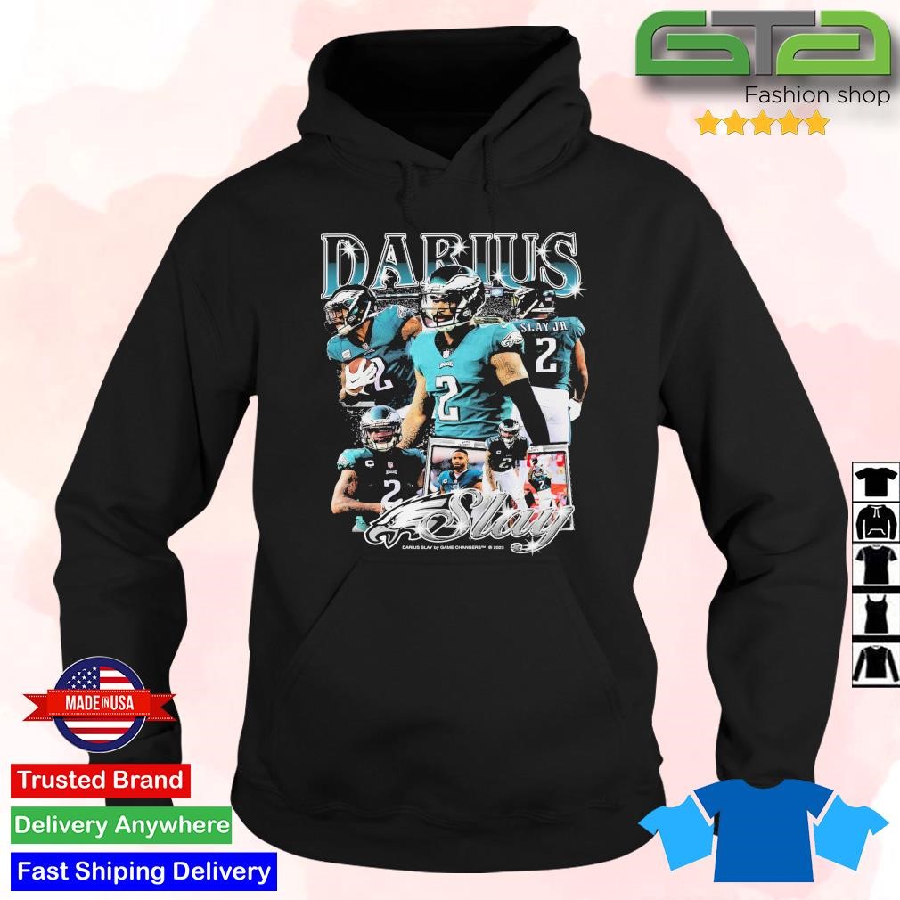 Darius Slay Jr. 90s Style Rap Tee Philadelphia Football NFL Eagles T-shirt