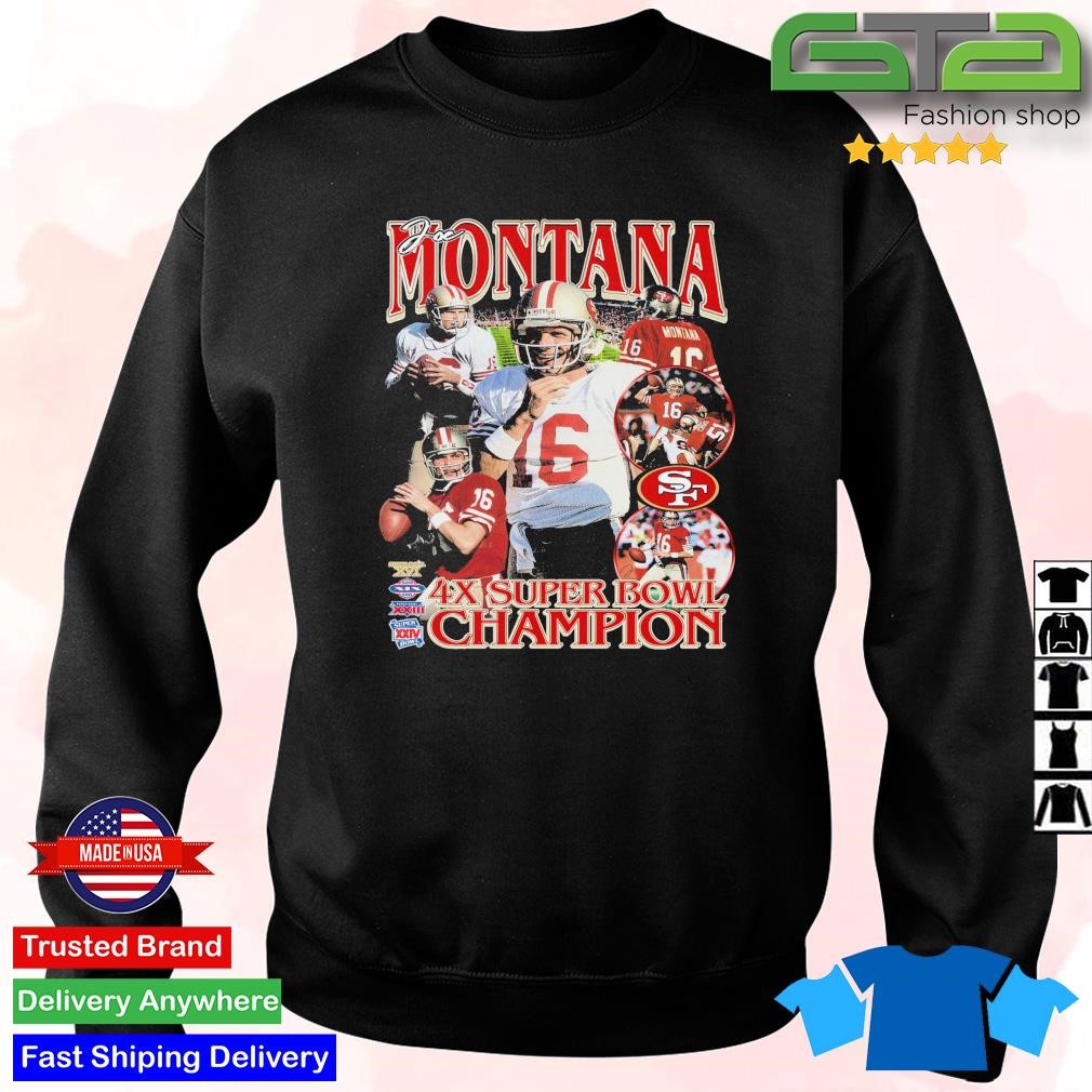 San Francisco 49ers Joe Montana Super Bowl Shirt, hoodie, sweater, long  sleeve and tank top