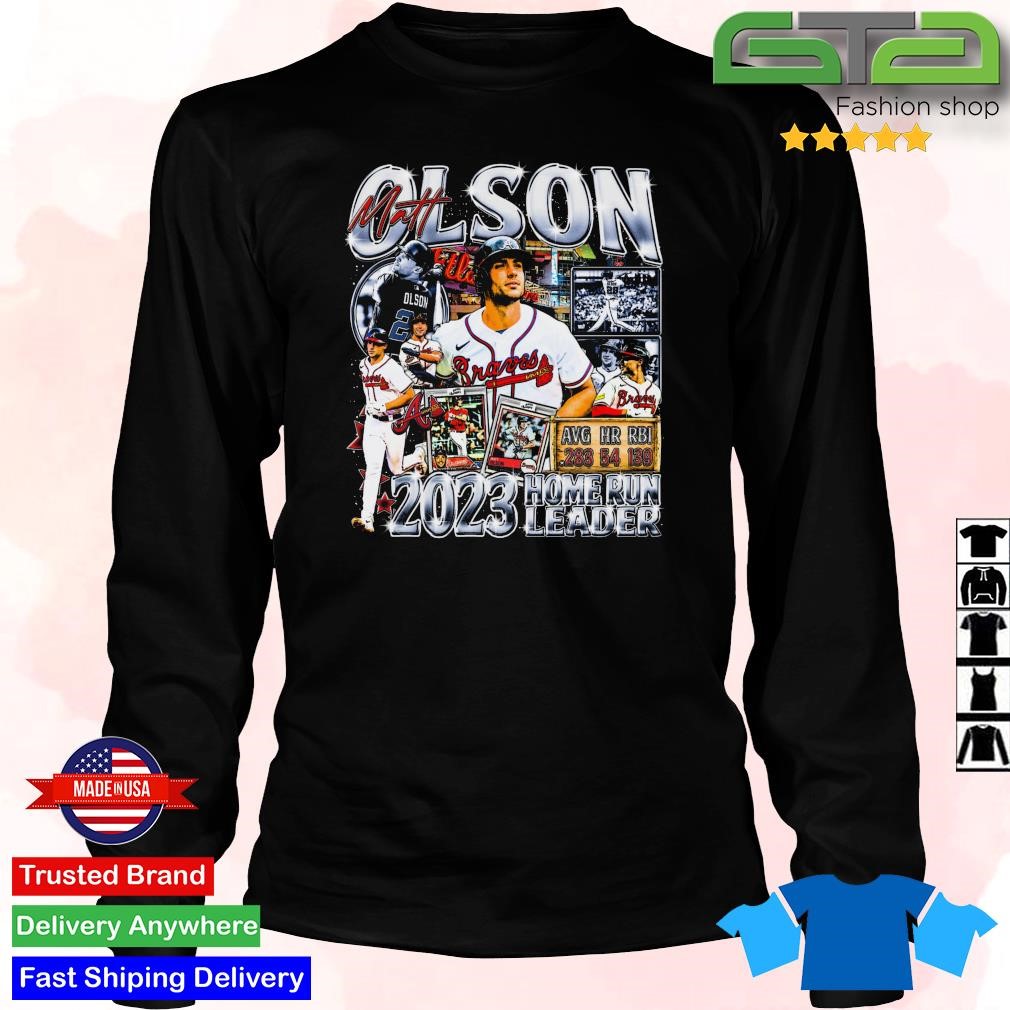 Matt Olson 2023 Home Run Leader Atlanta Braves Vintage 2023 Shirt