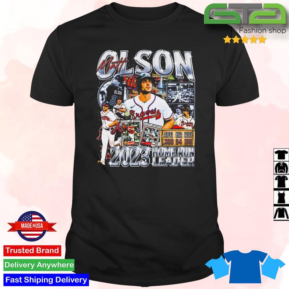 Matt Olson 2023 Home Run Leader Atlanta Braves Vintage 2023 Shirt