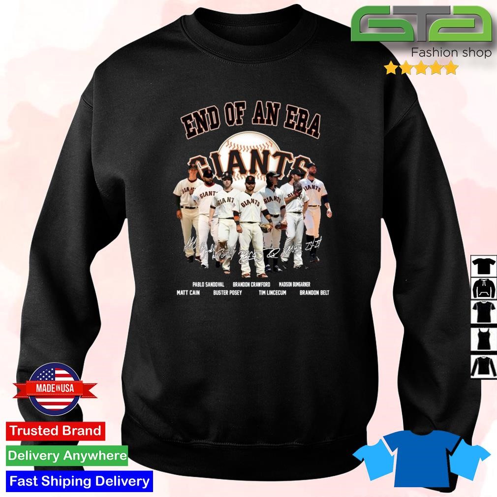 Official End of an era san francisco giants T-shirt, hoodie, tank