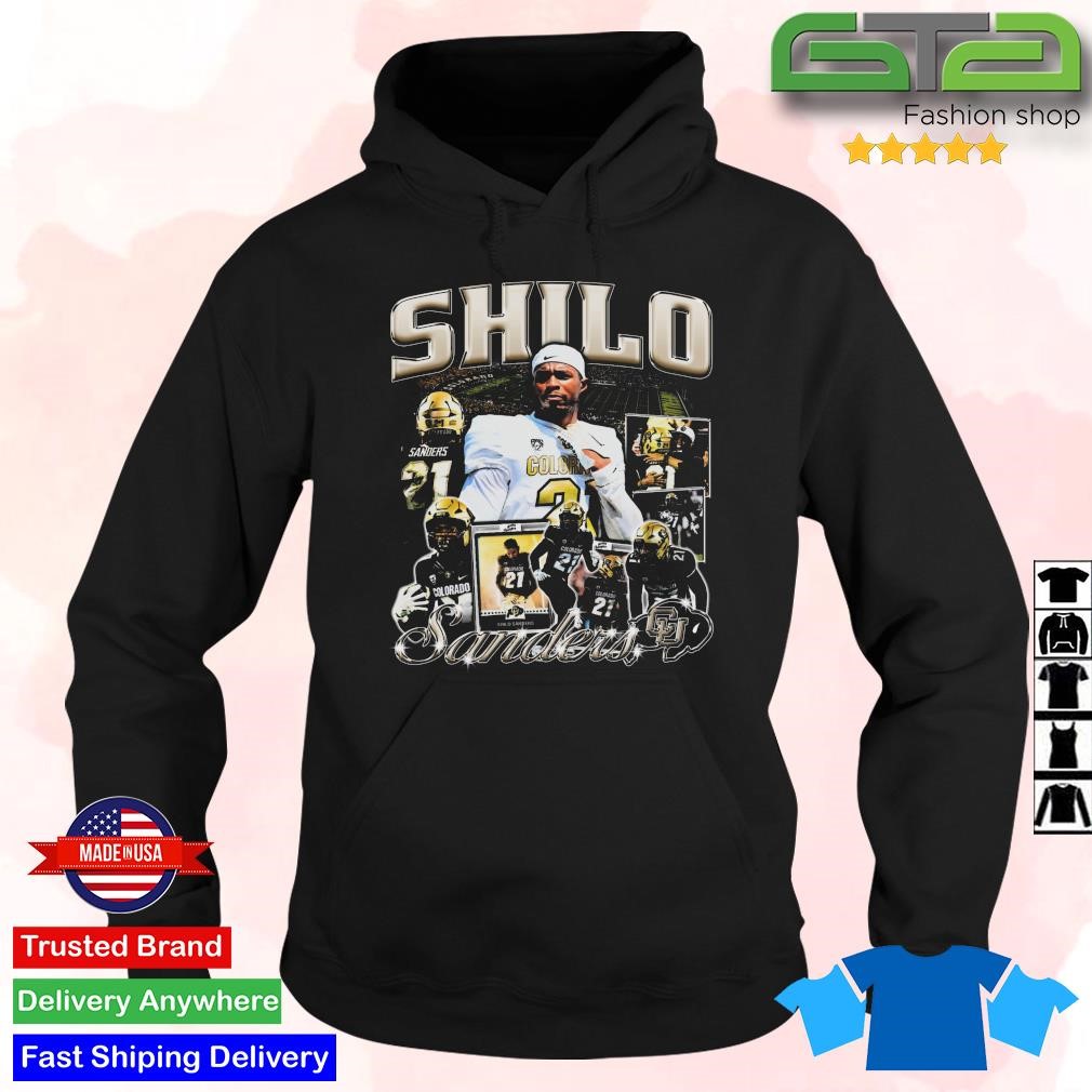 Men's Original Retro Brand Shilo Sanders Black Colorado Buffaloes