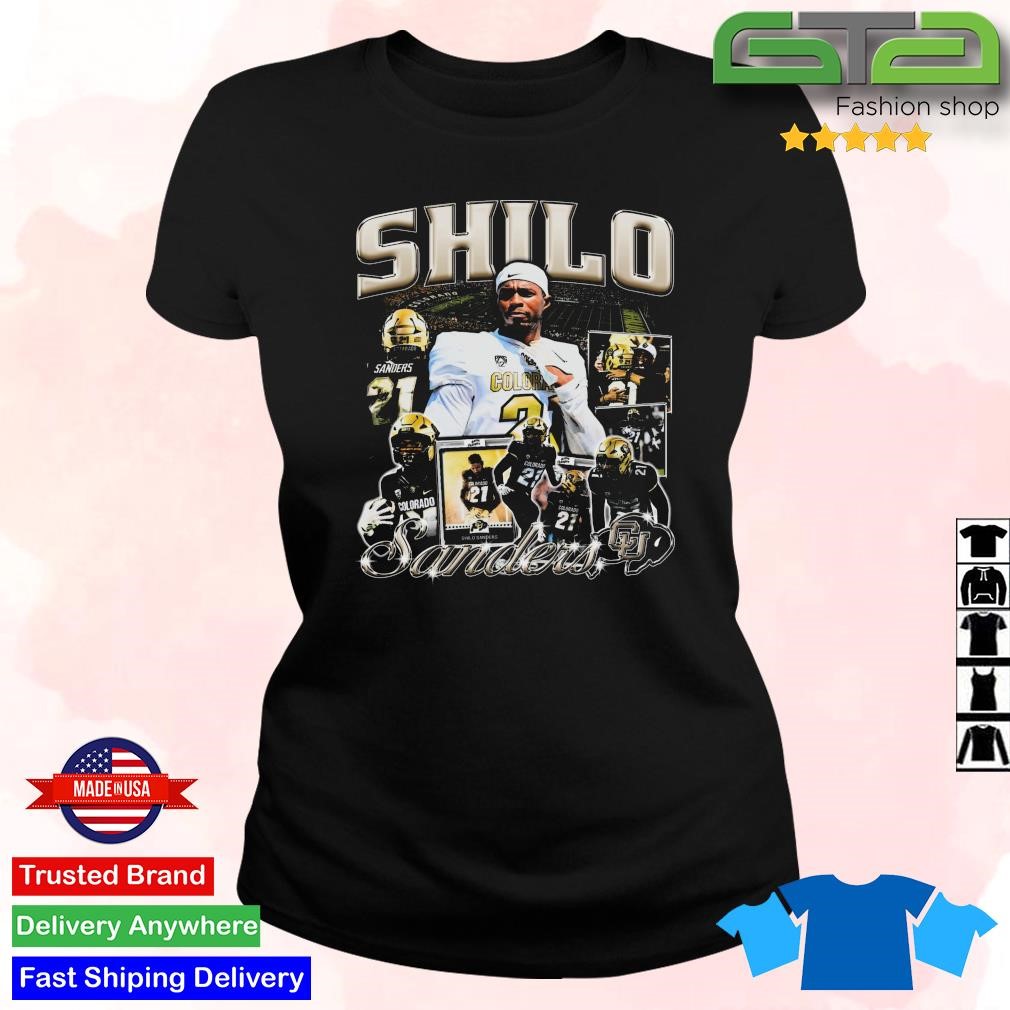 Men's Original Retro Brand Shilo Sanders Black Colorado Buffaloes