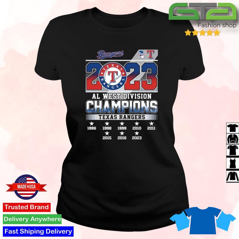 Texas Rangers Al West Division 1996-2023 shirt, hoodie, sweater, long  sleeve and tank top