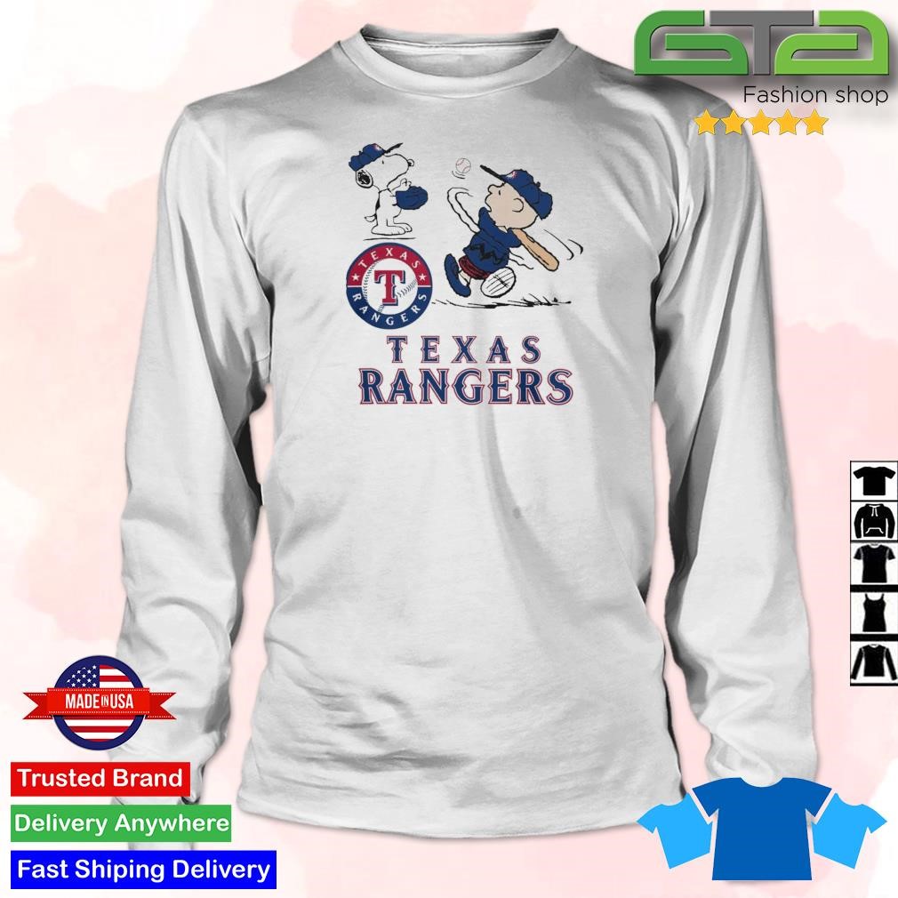 Texas Rangers X Peanuts Snoopy And Charlie Brown Alcs 2023 T-shirt