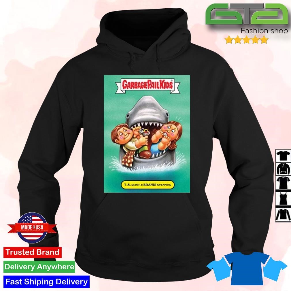 Original Clerks x Garbage Pail Kids Mad Engine T.S. Quint & Brandi Svenning  Caricature Shirt, hoodie, sweater, long sleeve and tank top