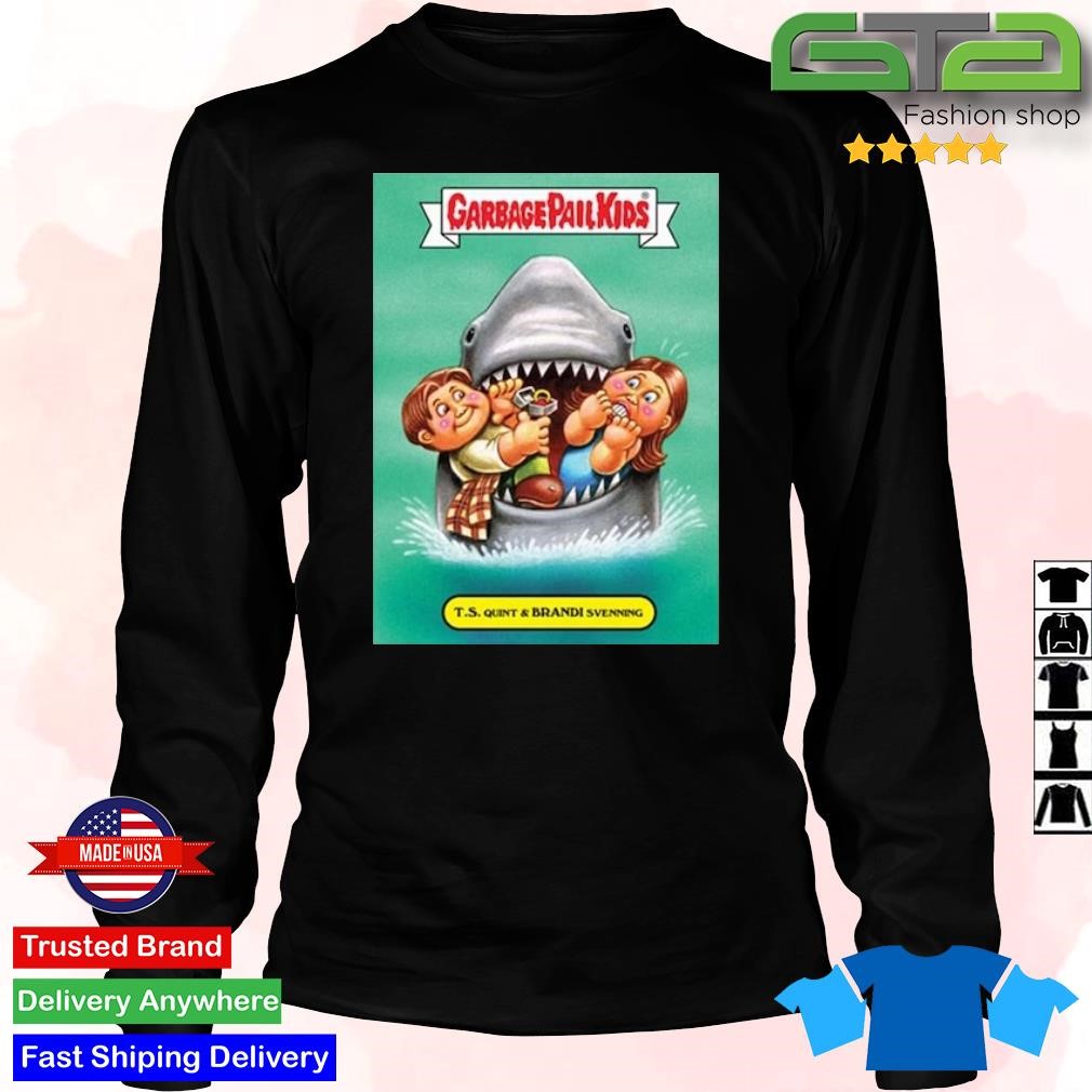 Original Clerks x Garbage Pail Kids Mad Engine T.S. Quint & Brandi Svenning  Caricature Shirt, hoodie, sweater, long sleeve and tank top