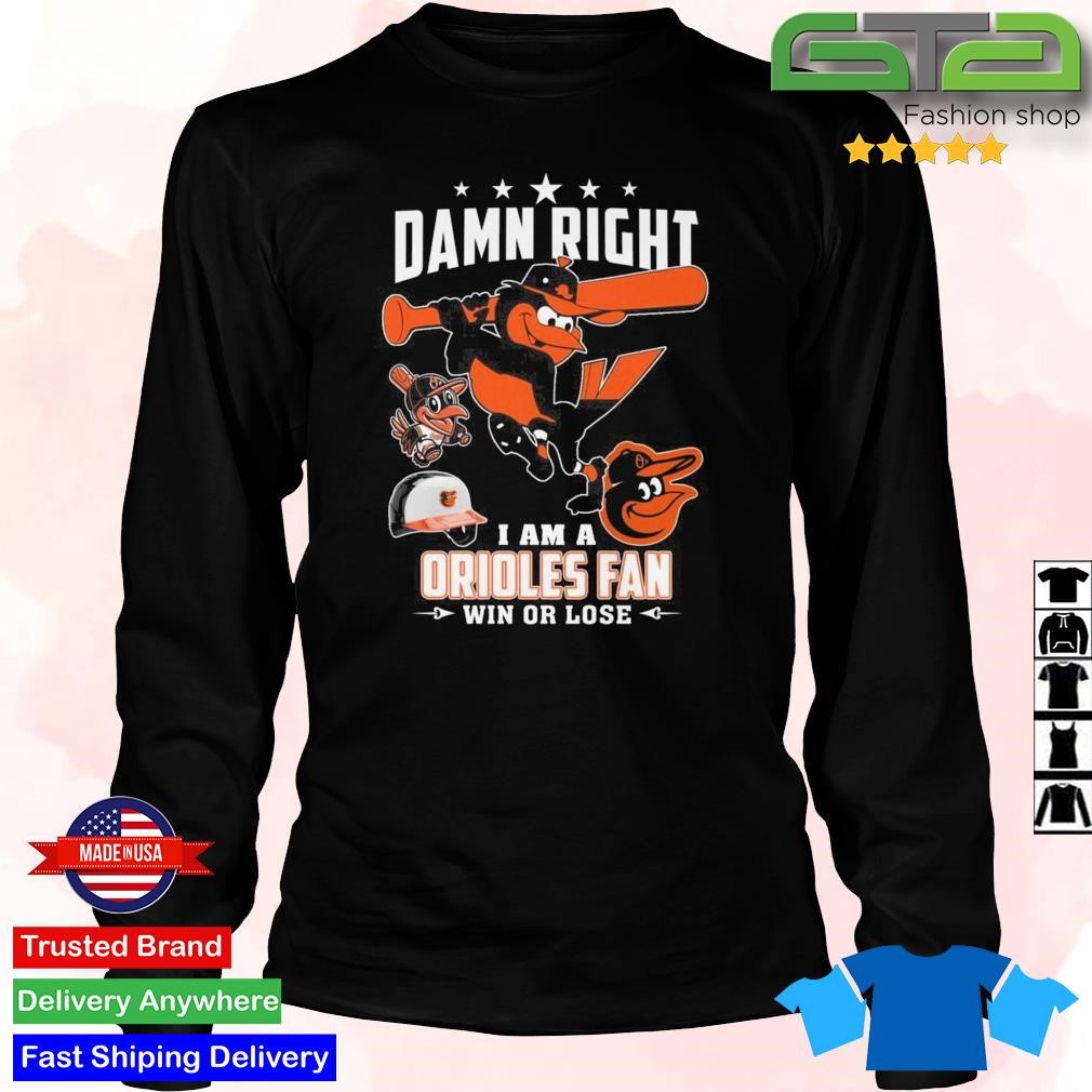 Damn Right I Am A Baltimore Orioles Fan Not Just When We Win Signatures  2023 t-shirt - ColorfulTeesOutlet