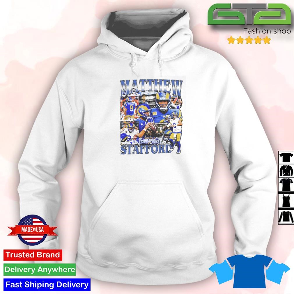 Matthew Stafford 9 Los Angeles Rams player football retro poster shirt,  hoodie, sweater, long sleeve and tank top