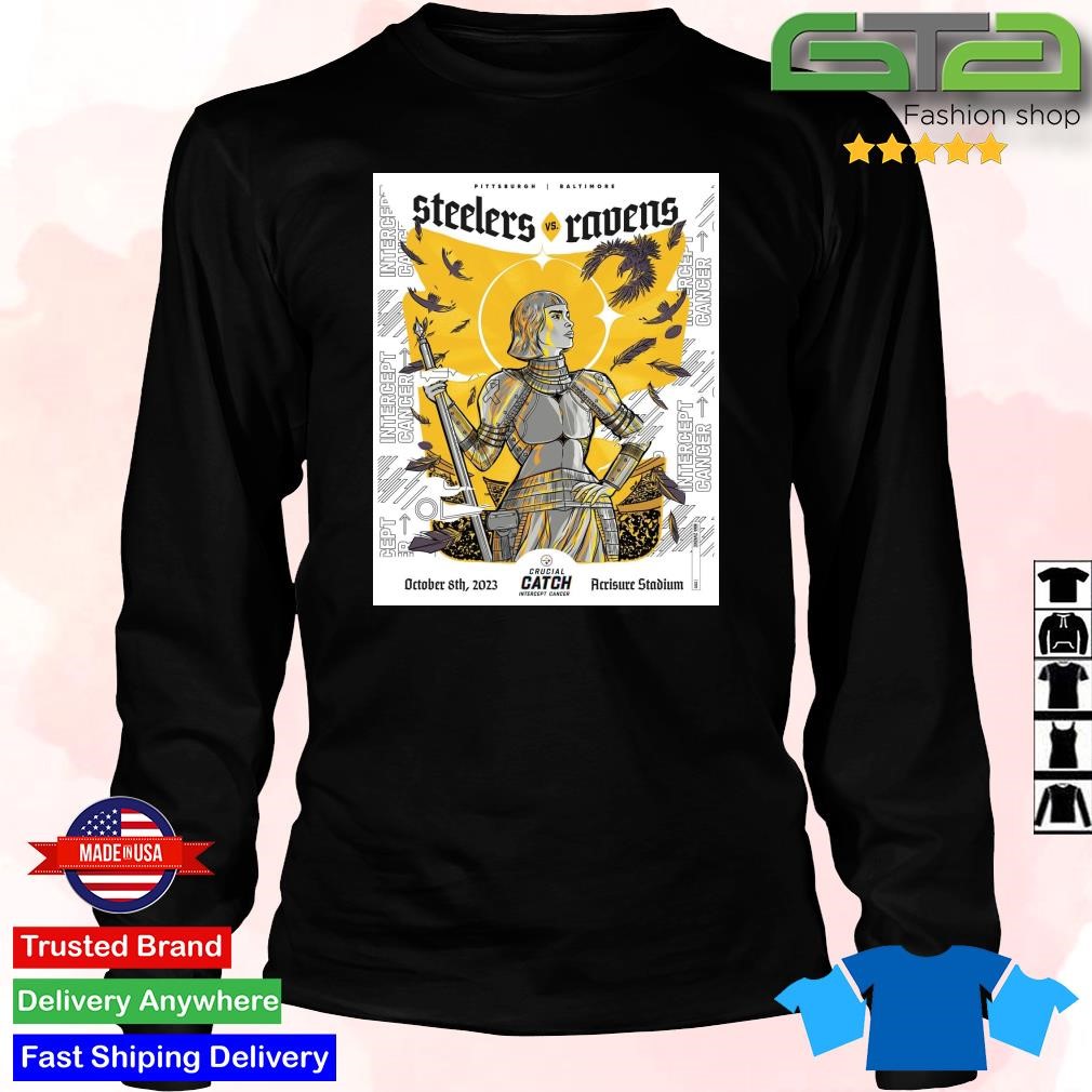 Crucial Catch Intercept Cancer Pittsburgh Steelers 2023 shirt, hoodie,  sweater, long sleeve and tank top