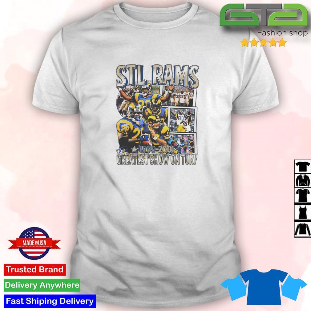 STL Rams The greatest show on turf 1999-2021 vintage shirt, hoodie