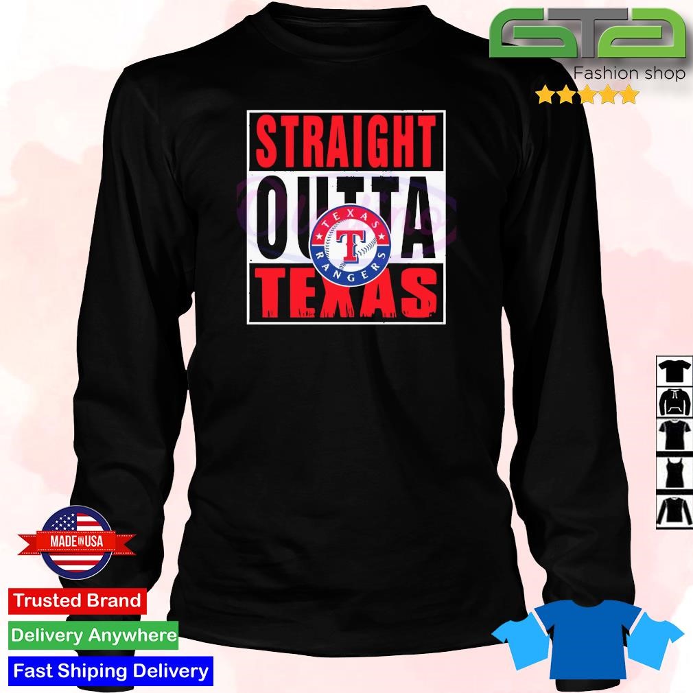 Official Straight outta Texas rangers T-shirt, hoodie, tank top, sweater  and long sleeve t-shirt