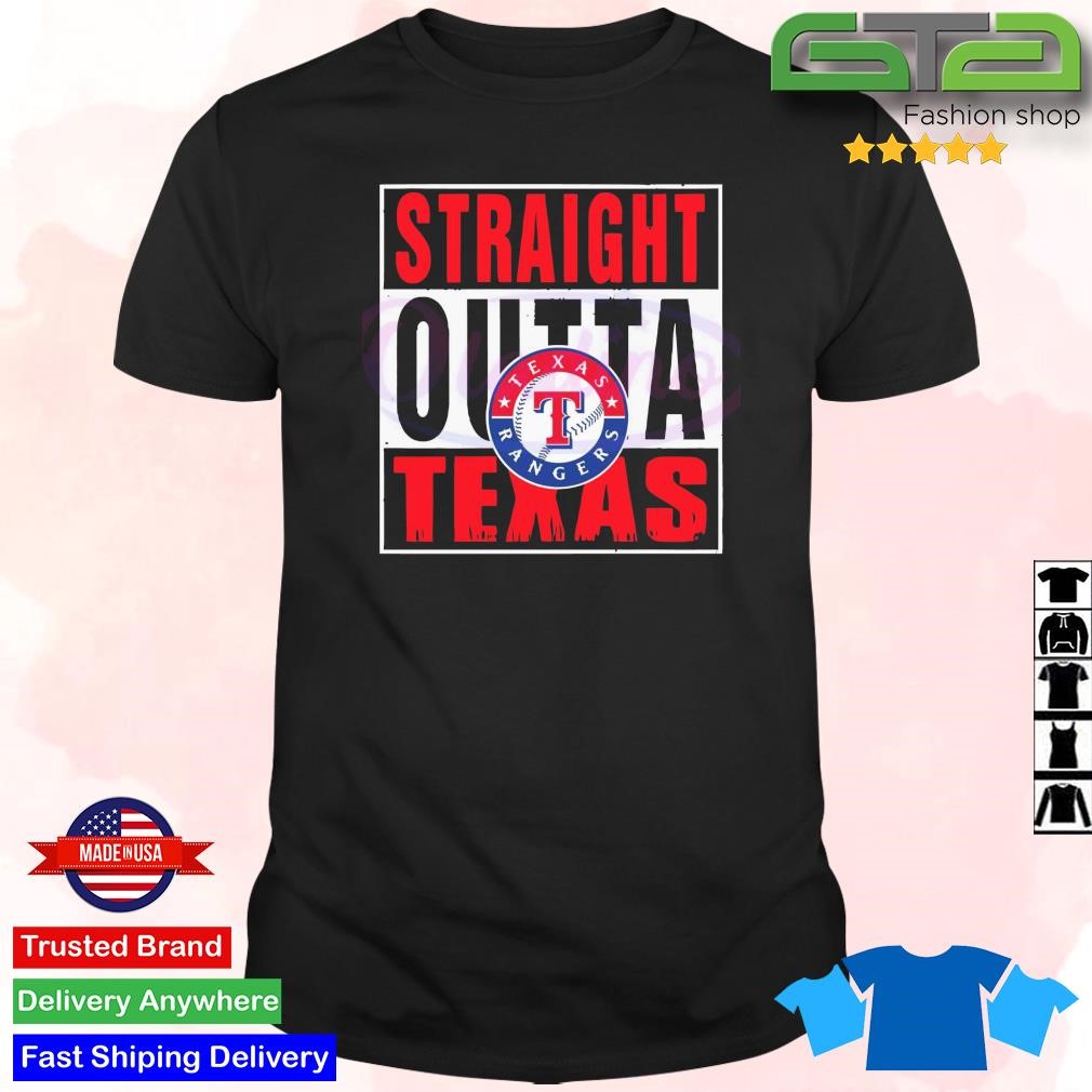 Straight Outta Texas Rangers Shirt - High-Quality Printed Brand