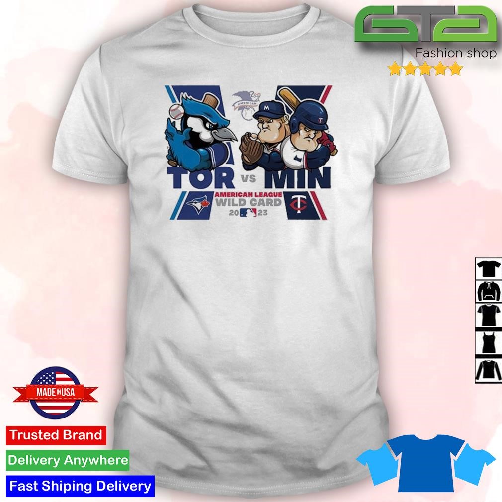 Toronto Blue Jays vs Minnesota Twins Mascot American League Wild Card 2023  Shirt, hoodie, longsleeve, sweater