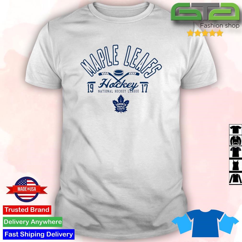Toronto Maple Leafs Half Puck National Hockey League 1917 T-shirt