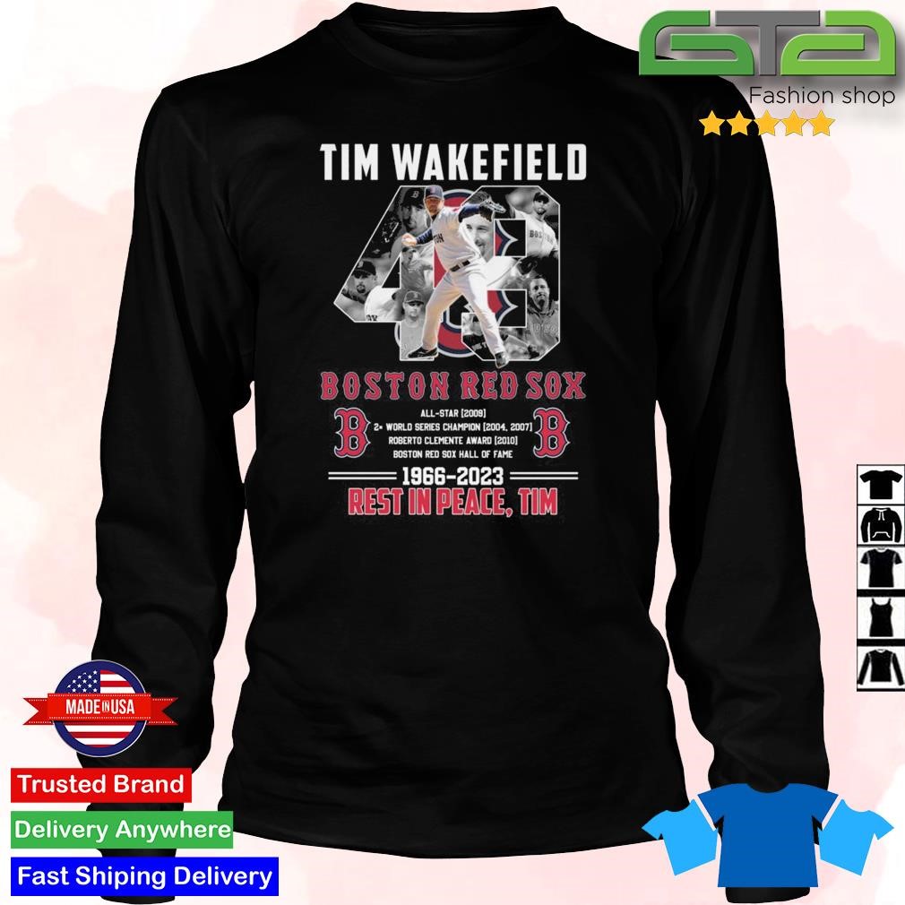 Ipeepz Rip Tim Wakefield 49 Legend Boston Red Sox 2023 Shirt