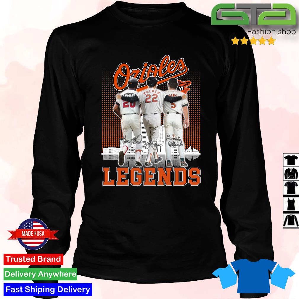 Original Baltimore Orioles Legends Frank Robinson Jim Palmer And Brooks  Robinson Signatures T-shirt,Sweater, Hoodie, And Long Sleeved, Ladies, Tank  Top