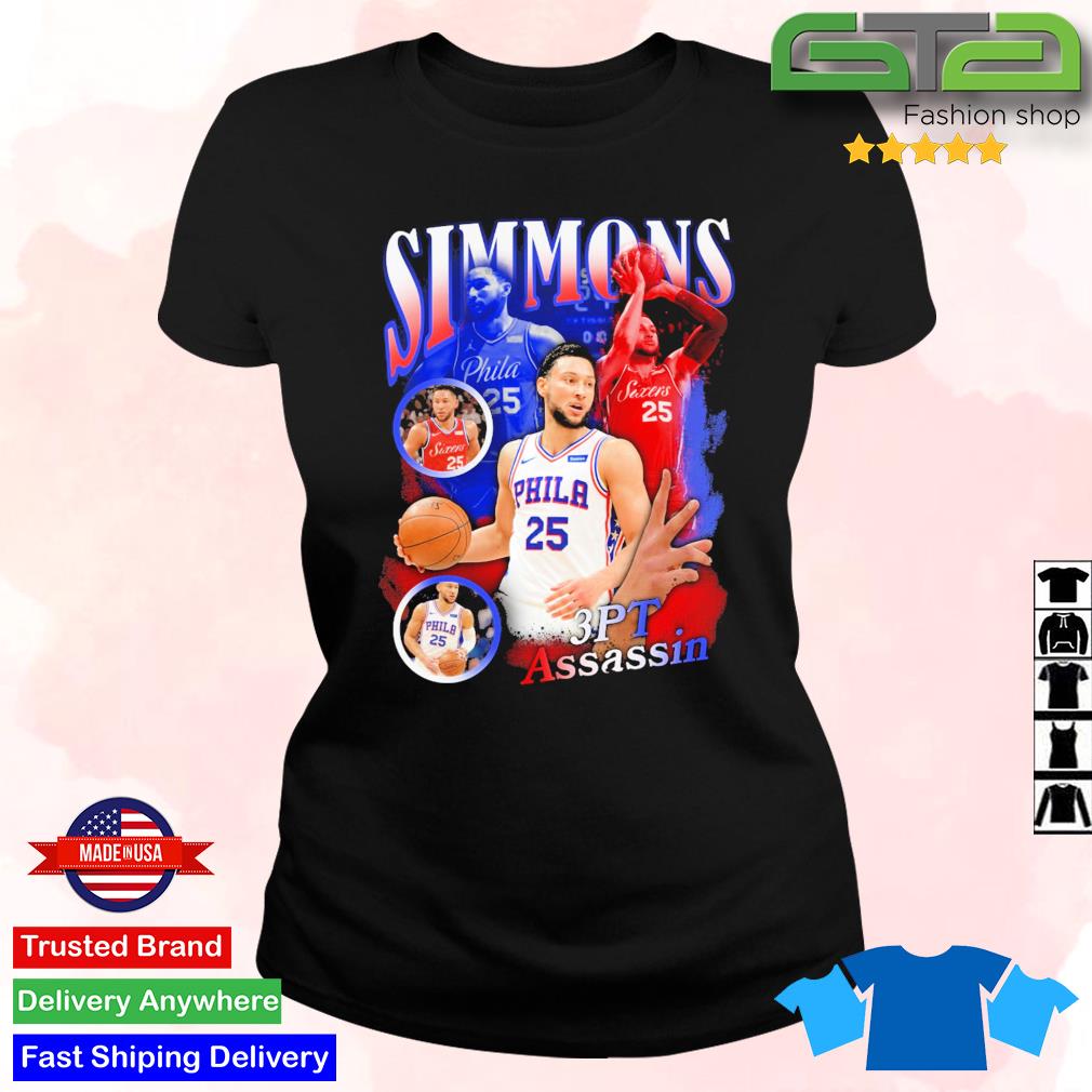 Official Ben Simmons 3 Pt Assassin Shirt, hoodie, sweater, long sleeve and  tank top