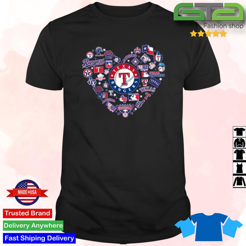 Official Love Texas rangers team shirt - CraftedstylesCotton