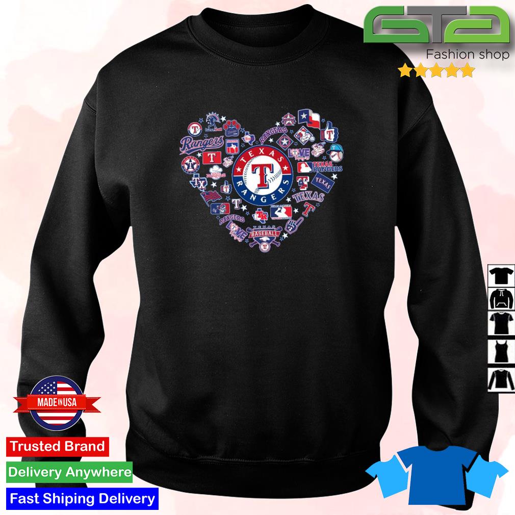 Official Love Texas rangers team shirt - CraftedstylesCotton