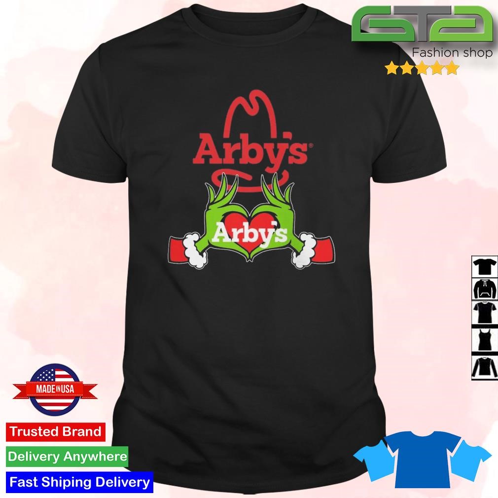 Original Grinch Hand Love Arbys Christmas 2023 Sweater Hoodie