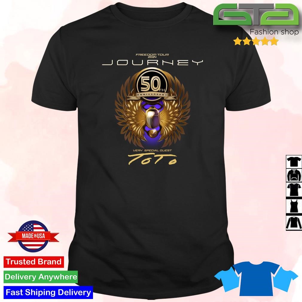 Journey Freedom Very Special Guest Toto 50th Anniversary Tour 2024 T