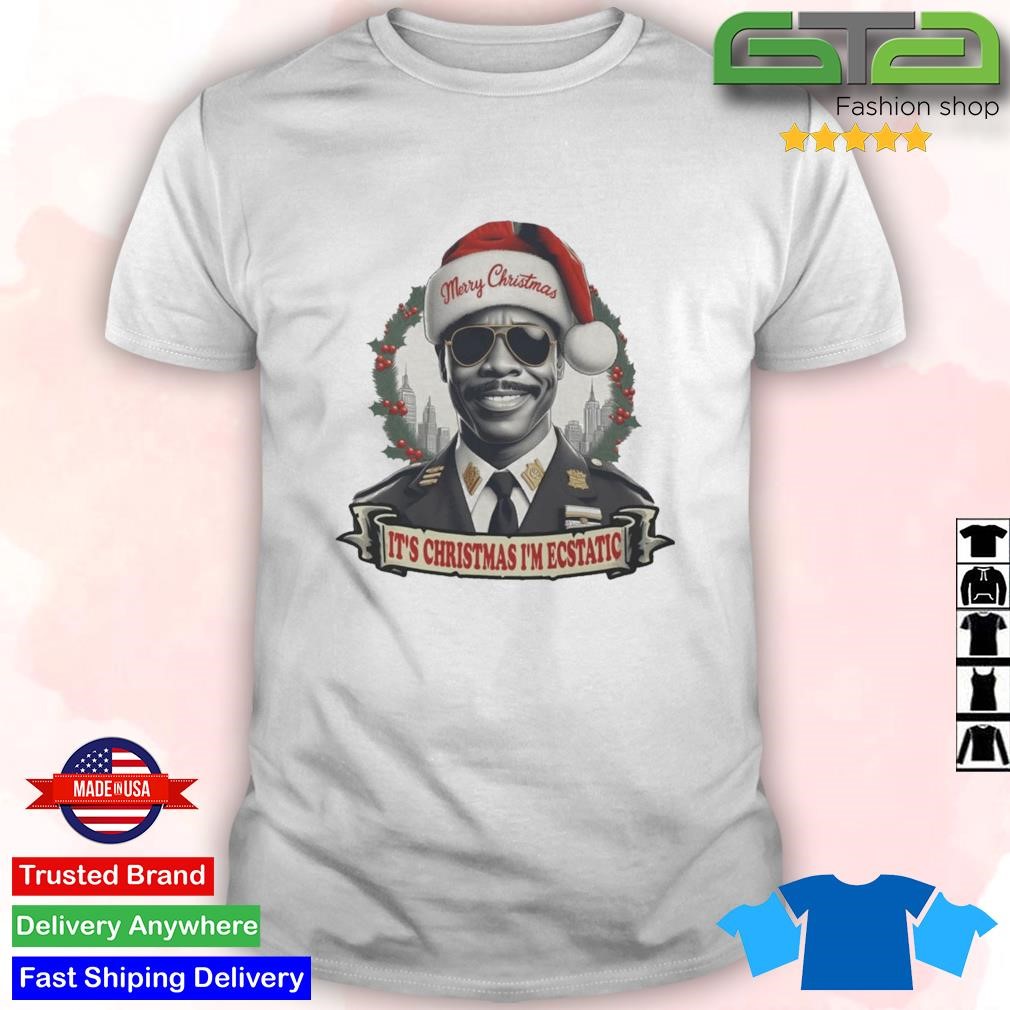 Official Captain Raymond Holt It's Christmas I'm Ecstatic Christmas T-Shirt